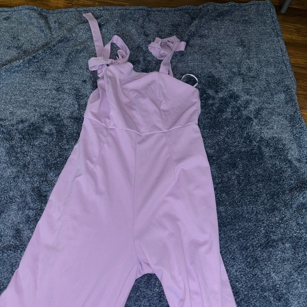 Lavender Sleeveless Jumpsuit